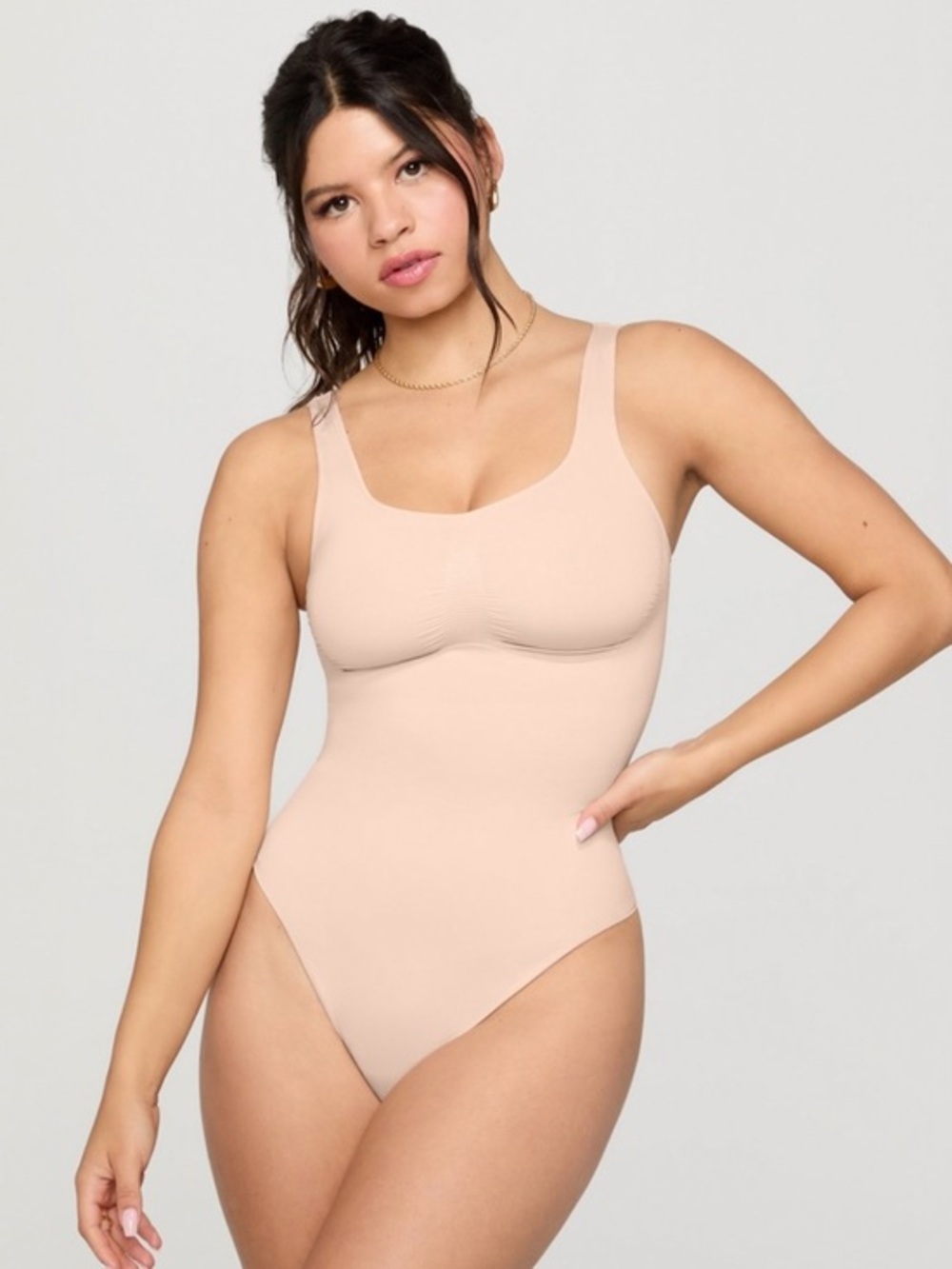 Fabletics I Nearly Naked Shapewear Thong Bodysuit